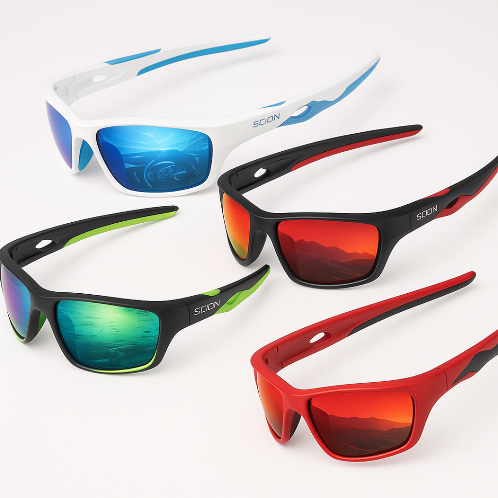 Polarized Impact-Resistant Sports Glasses