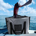 Additional view of 27QT Insulated Fish Cooler Bag with Flat Bottom