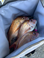 Additional view of 27QT Insulated Fish Cooler Bag with Flat Bottom