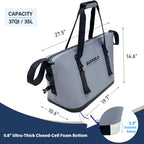 Additional view of 37QT Seamless Insulated Fish Cooler Bag