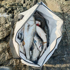 Additional view of the 37QT fish cooler bag with flat bottom