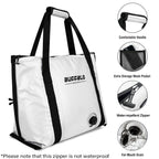Additional view of the 37QT fish cooler bag with flat bottom