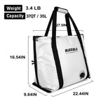 Additional view of the 37QT fish cooler bag with flat bottom