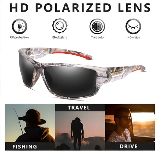 Polarized Camo Sports Sunglasses – UV400 Protection