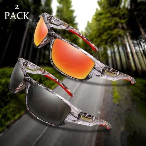 Polarized Camo Sports Sunglasses – UV400 Protection