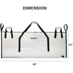 Additional view of 60″ × 24″ Fish Cooler Bag with YKK Zipper