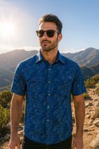 Additional view of Men's Dot Camo UV Vented Fishing Shirt