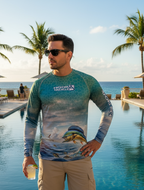 Additional view of Men's Bull Dolphin L/S UV Fishing Shirt
