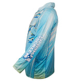 Additional view of Men's Tuna Abyss UV Fishing Hoodie Gaiter