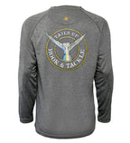 Men's Tails Up long-sleeve UV fishing shirt