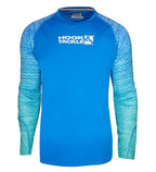 Men's Gradient Waves long-sleeve UV fishing shirt