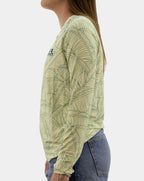 Additional view of Women's Lana UPF 50+ Henley Fishing Shirt – Forest