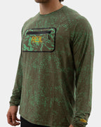 Additional view of Men's Spindrift UPF 50+ Long-Sleeve Fishing Shirt – Green