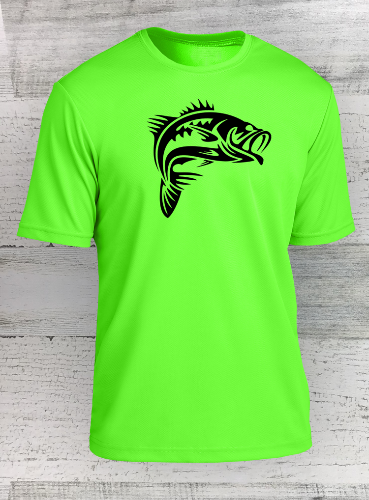 HD Fish Modern Retro Racer Mesh Tee