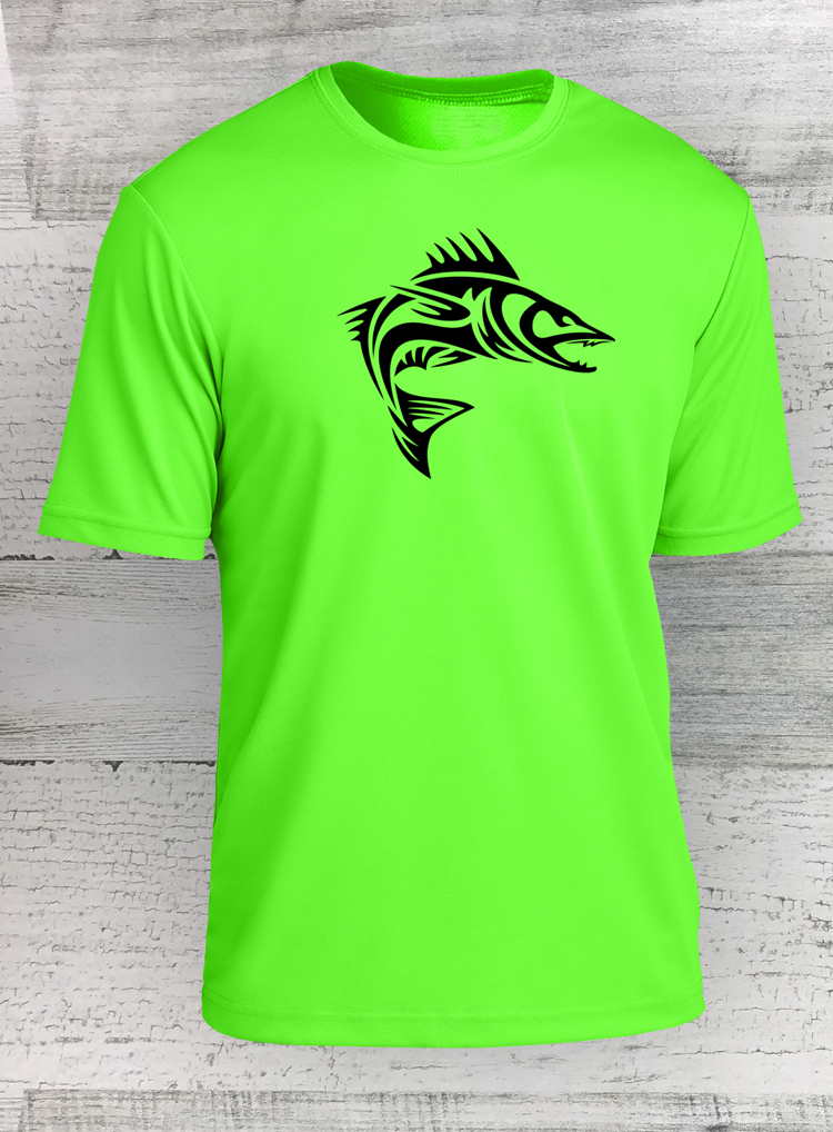 HD Fish Modern Retro Racer Mesh Tee