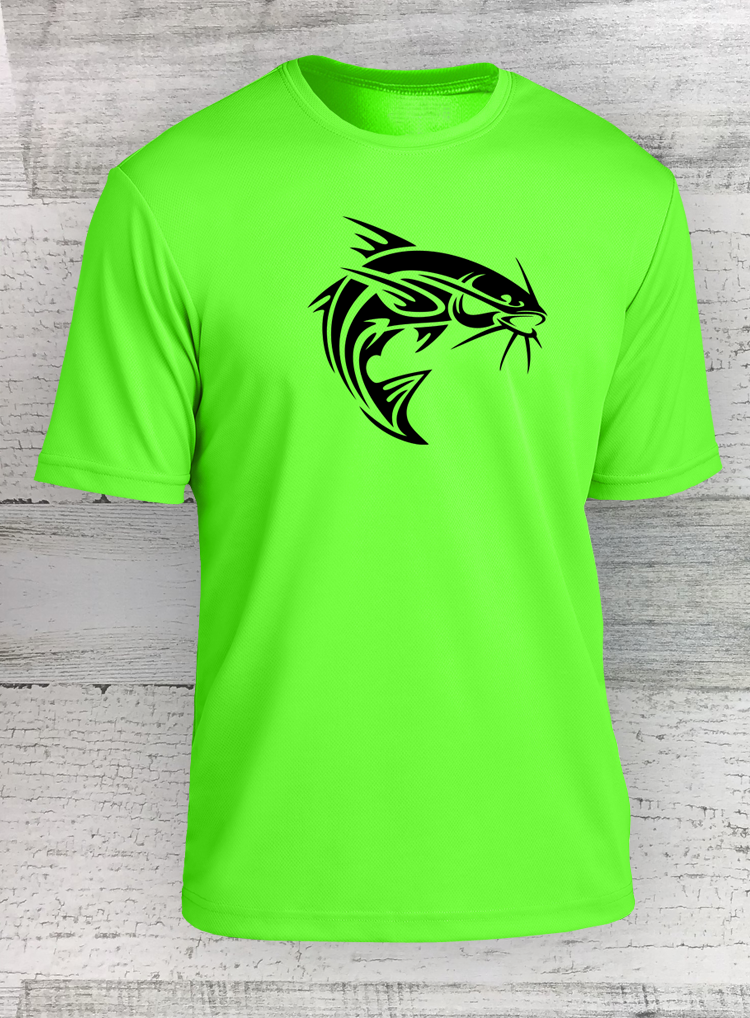 HD Fish Modern Retro Racer Mesh Tee
