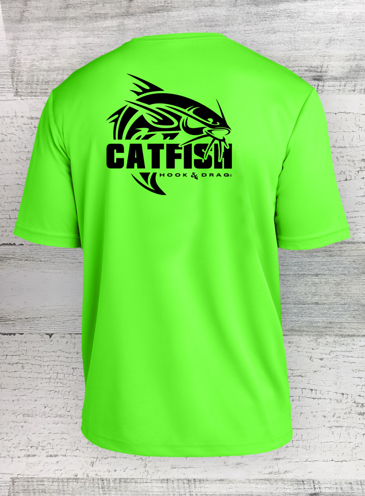 HD Fish Modern Retro Racer Mesh Tee