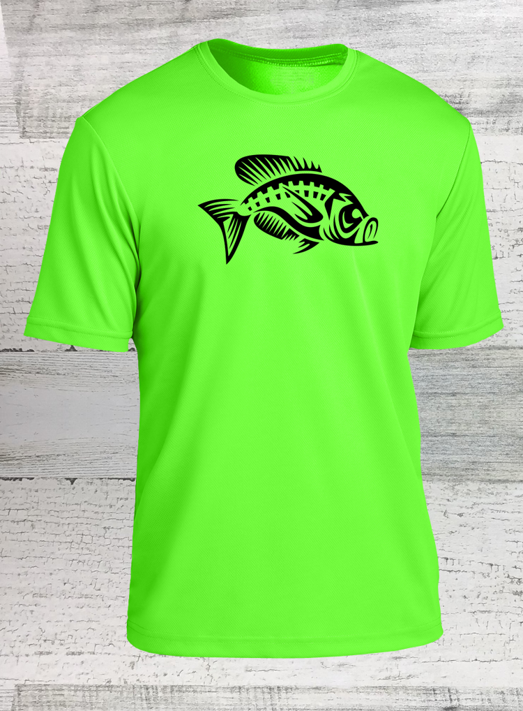 HD Fish Modern Retro Racer Mesh Tee