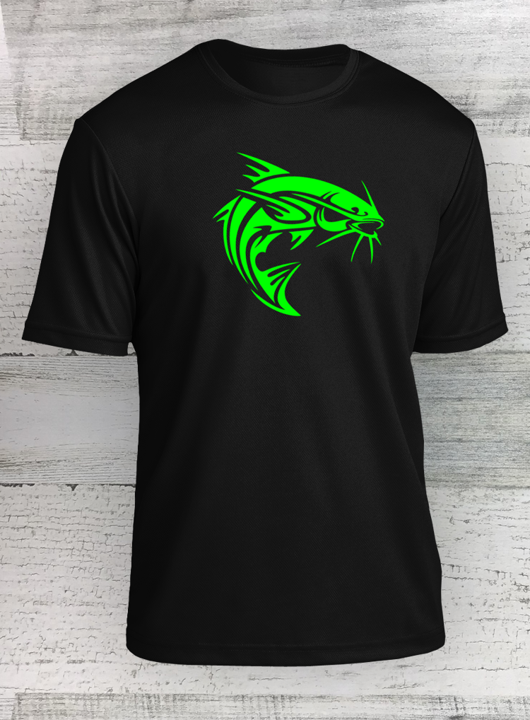 HD Fish Modern Retro Racer Mesh Tee