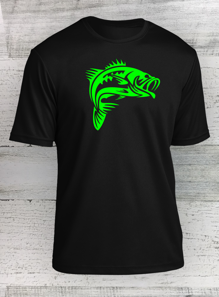 HD Fish Modern Retro Racer Mesh Tee