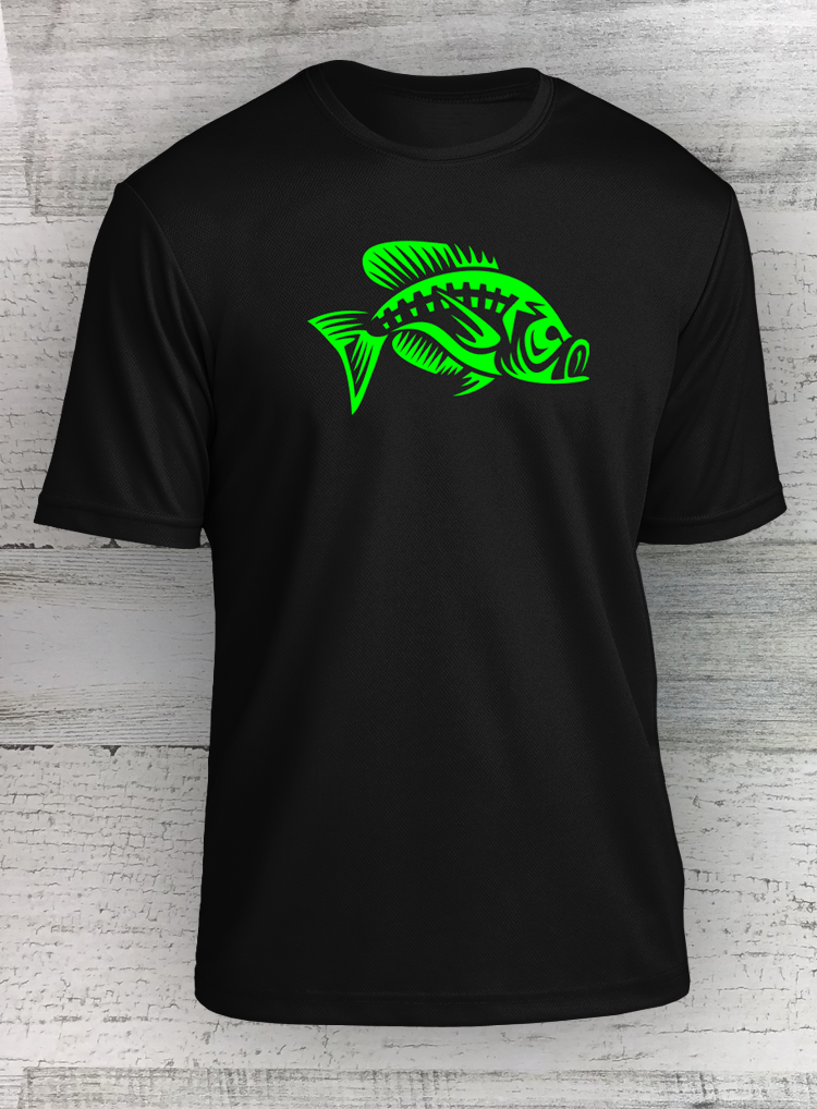 HD Fish Modern Retro Racer Mesh Tee
