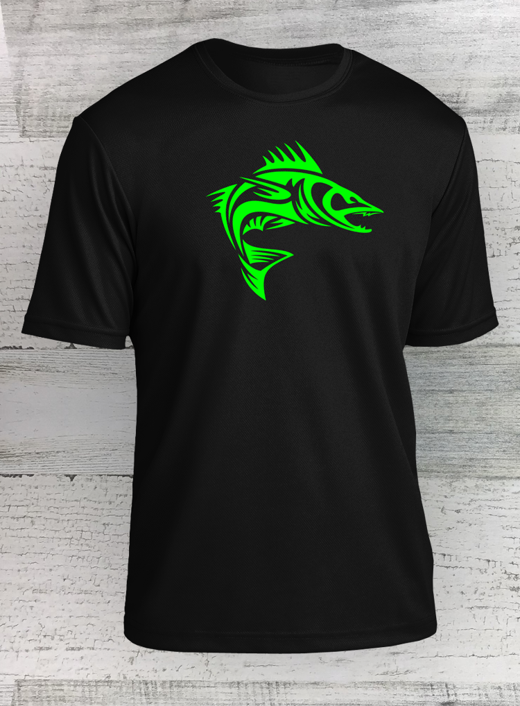 HD Fish Modern Retro Racer Mesh Tee