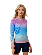 Additional view of Women's Fish Scale UPF Long-Sleeve Fishing Shirt
