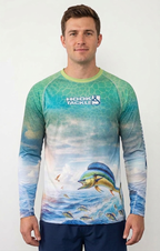 Additional view of Men's Bull Dolphin L/S UV Fishing Shirt