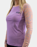Additional view of Women's Indi UPF 50+ Long-Sleeve Fishing Shirt – Lavender