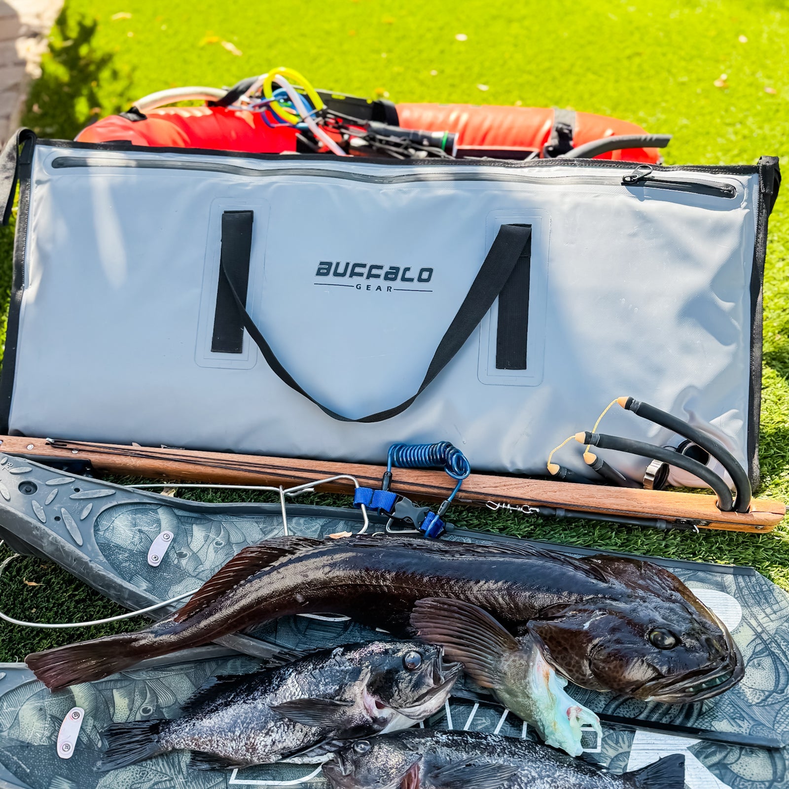 Additional view of 40″ × 18″ Insulated Fish Cooler Bag with Waterproof Zipper